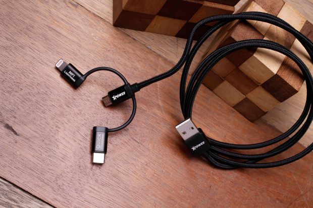 The non-fraying XPower cables come with a non-tearable aluminum shield.