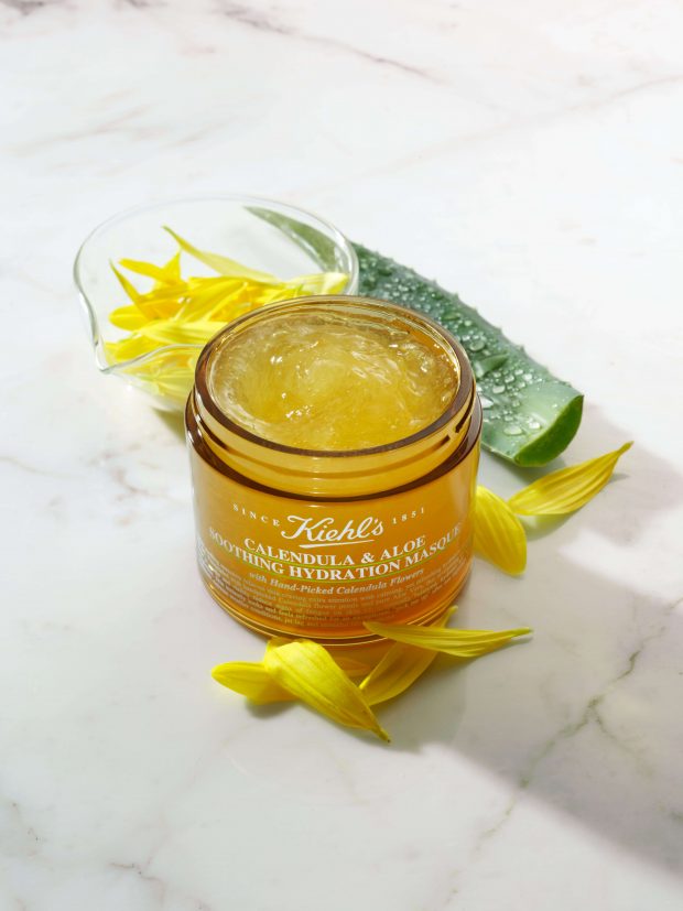 Kiehl's Calendula and Aloe Soothing Hydration Masque. IMAGE Kiehl's