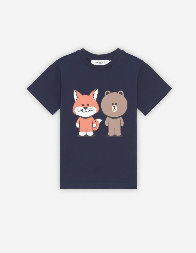 Check out the most adorable collab from Maison Kitsune and Line 