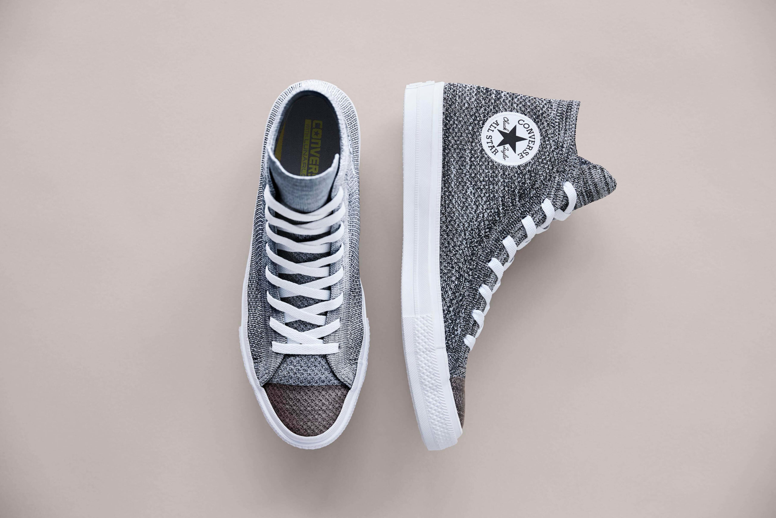 It finally happened Converse s Chuck Taylor All Star and the Nike Flyknit combined in one shoe Garage