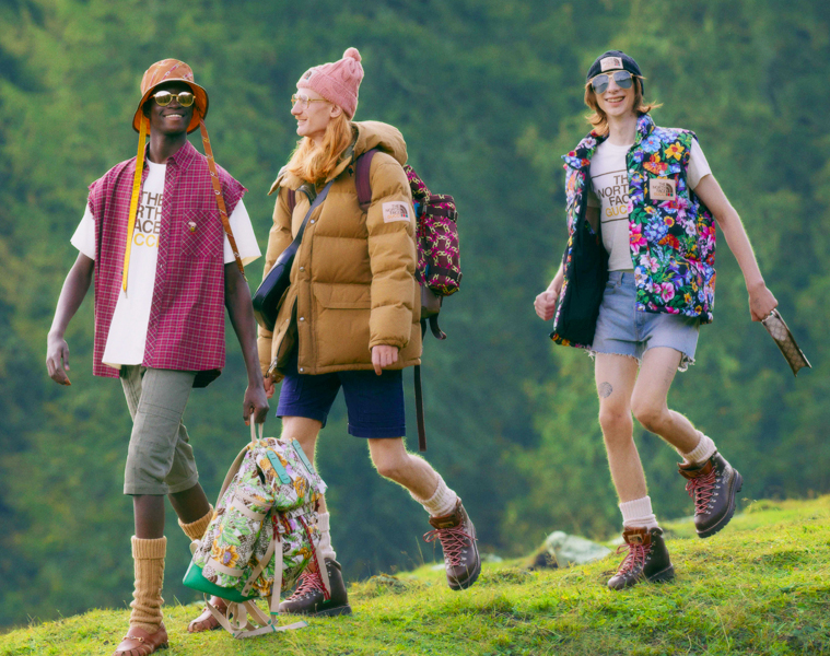 Explore the great outdoors in style with The North Face x Gucci ...
