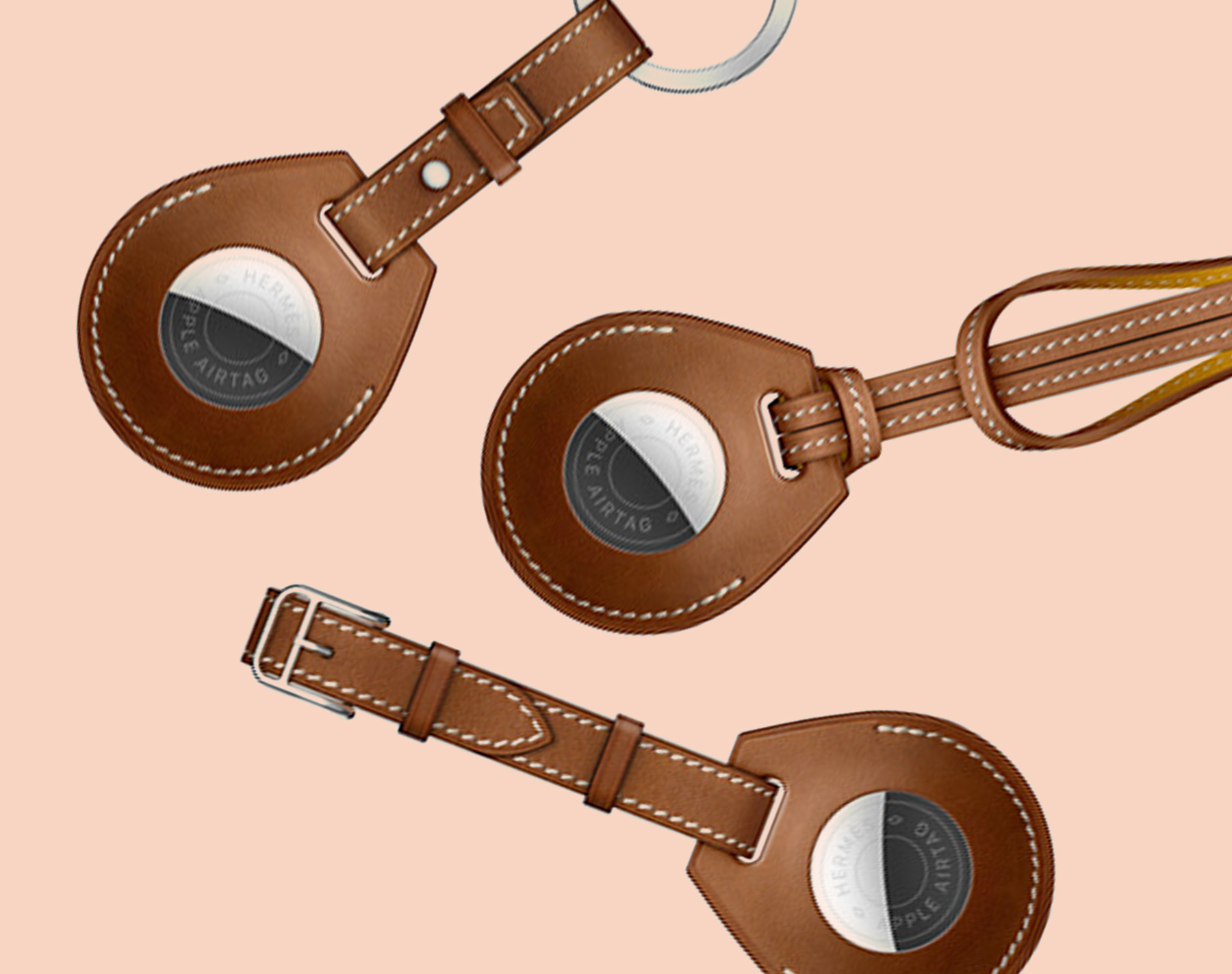 Apple announces AirTags with luxurious Hermès leather accessory Garage
