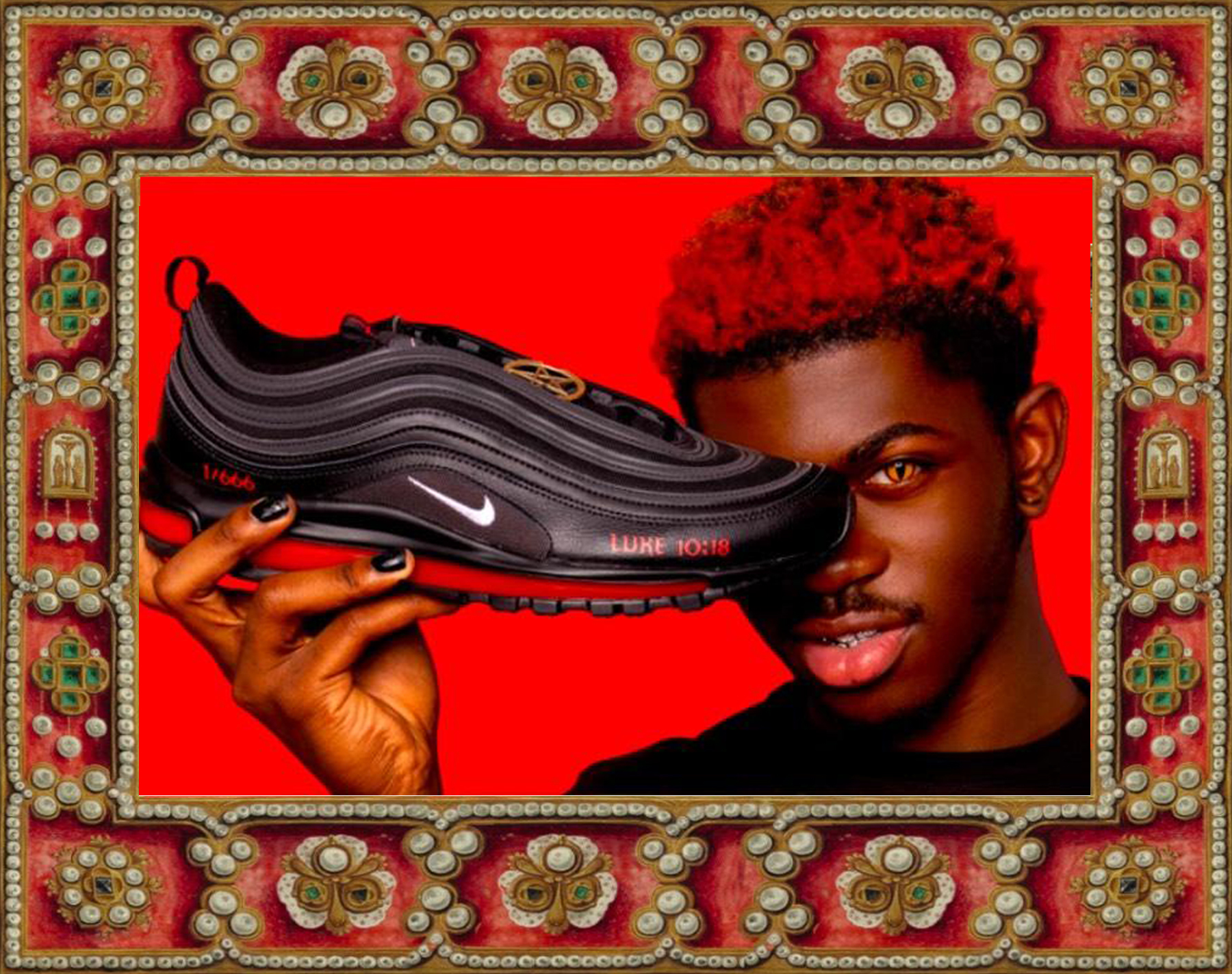 lil nas x sneaker blood
