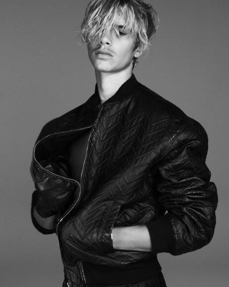 Romeo Beckham Stars In New Campaign For Saint Laurent Garage 0252