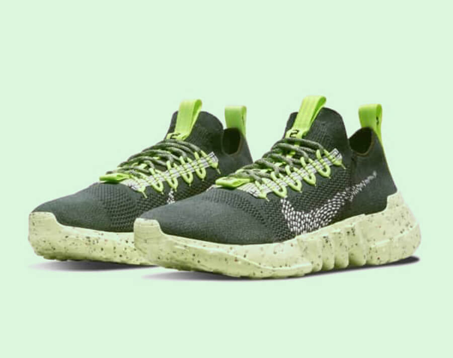 Nike Sustainability: The new Space Hippie 01 Carbon Green is literal ...