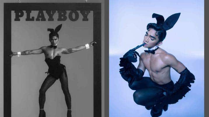 Here's Ezra Miller Wearing Lingerie in Playboy Because Gender