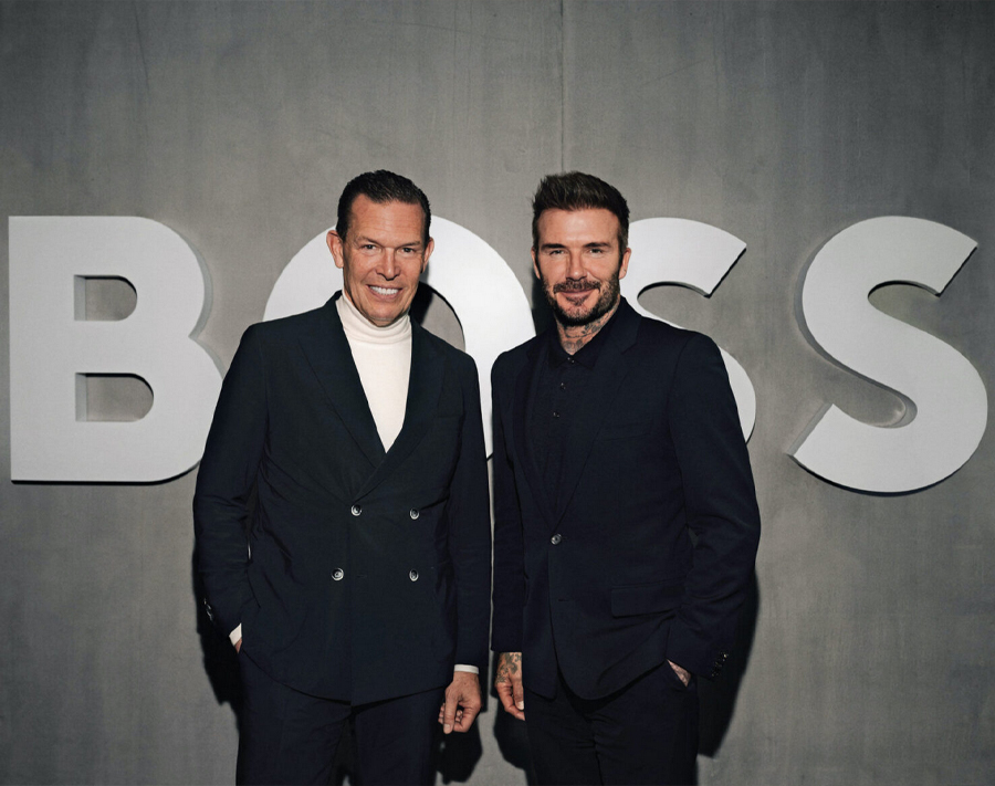 LOOK David Beckham to design for Hugo Boss Garage